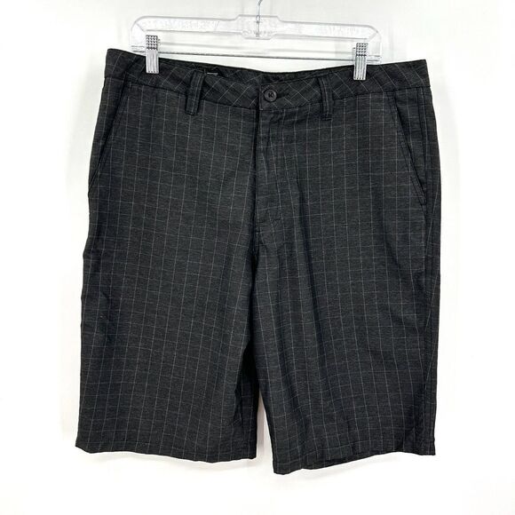 O'Neill Other - O'NEILL Men's Charcoal Gray Plaid Casual Shorts Size 34